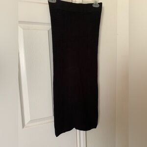 Zara Knit Midi Skirt